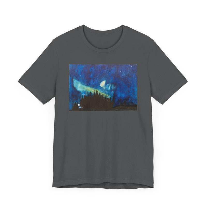 "Dancers in Northern Lights" by Elder Ma-Nee Chacaby - All-Genders T-shirt