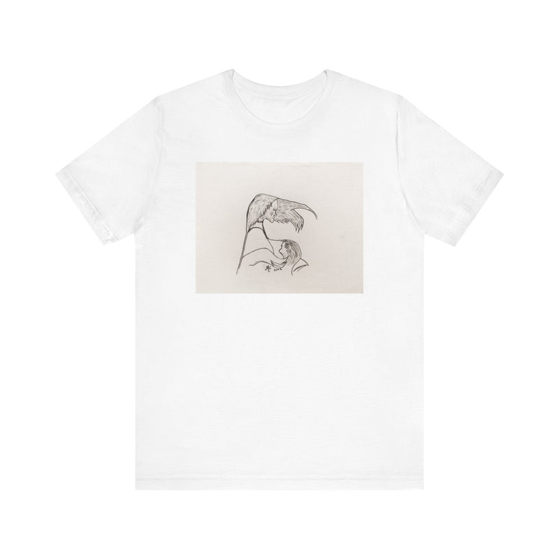 "Woman and Child Together" by Elder Ma-Nee Chacaby - All-Genders T-shirt