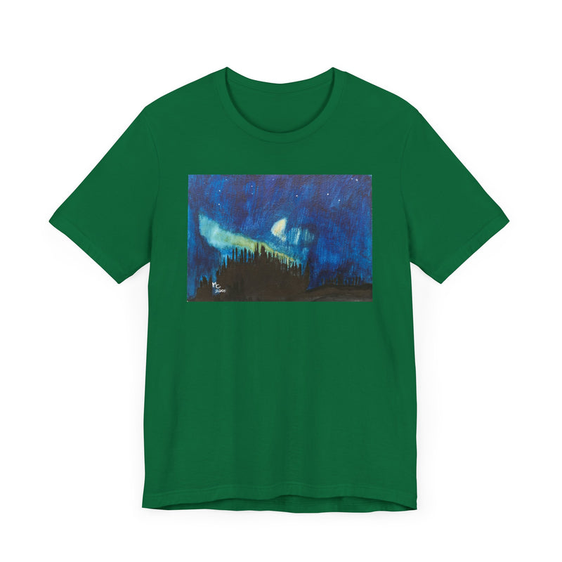 "Dancers in Northern Lights" by Elder Ma-Nee Chacaby - All-Genders T-shirt