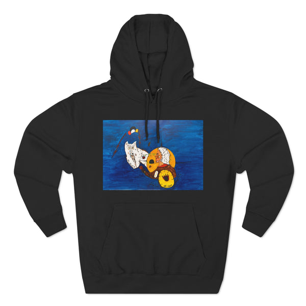 "Cry of the Spirits" by Elder Ma-Nee Chacaby - All-Genders Pullover Hoodie