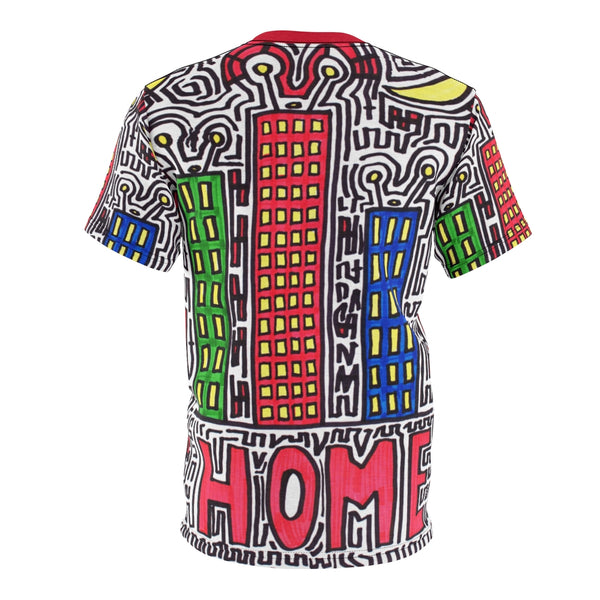 "HOME" by Edward K. Weatherly - All-Genders All-Over-Print T-Shirt