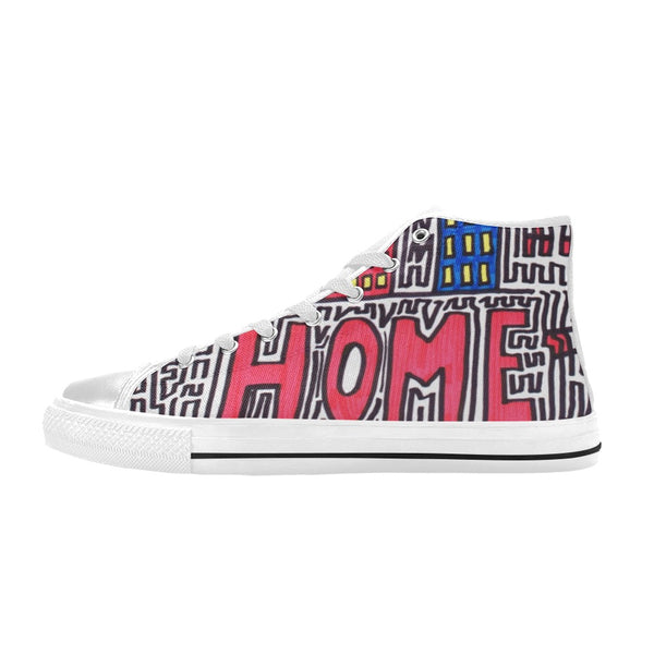 "HOME" BY EDWARD K. WEATHERLY - MXN'S HIGH-TOP SNEAKERS
