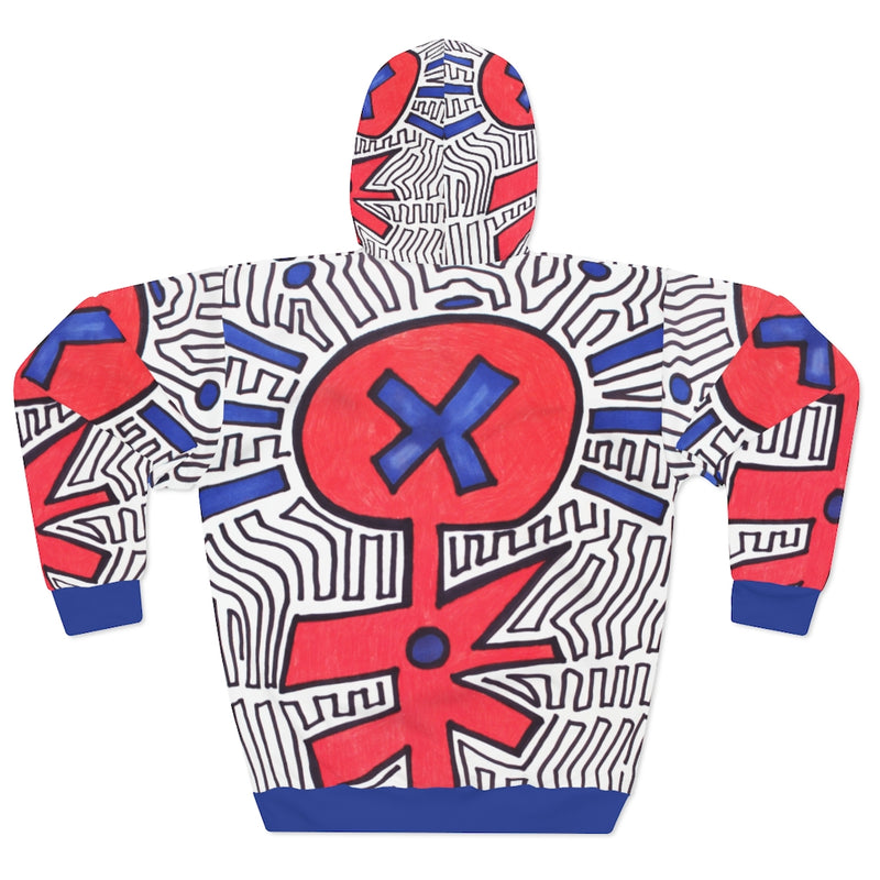"X" by Edward K. Weatherly - All-Genders All-Over-Print Pullover Hoodie